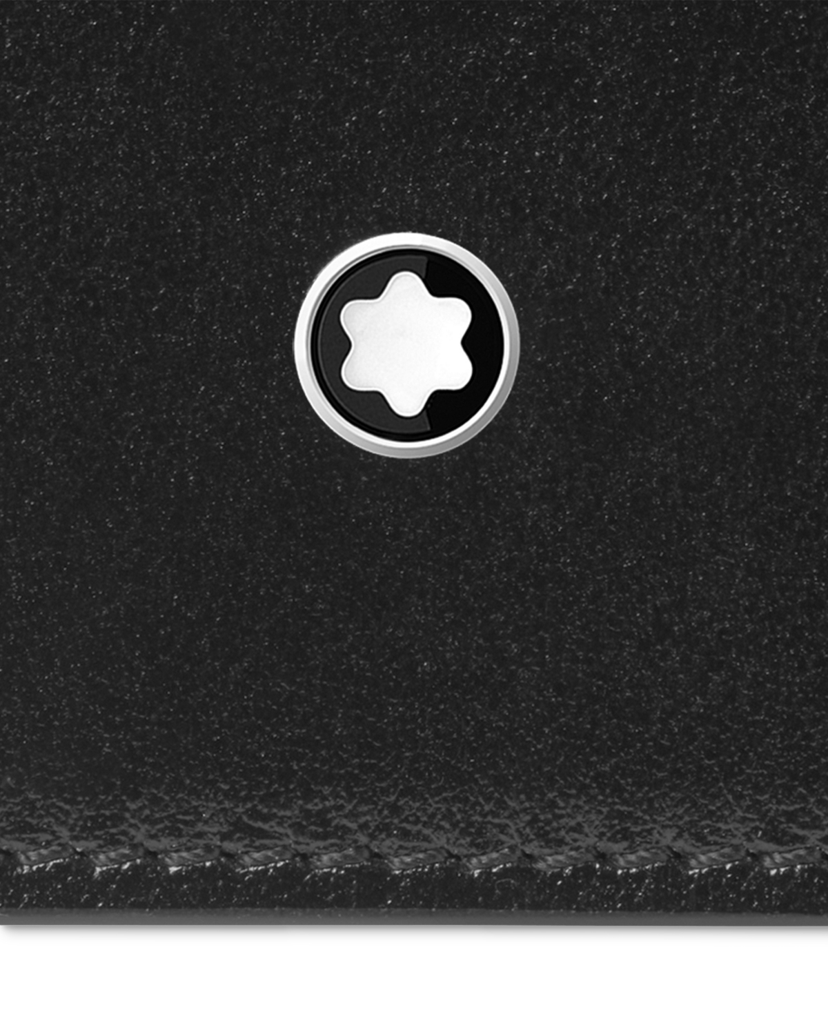 Montblanc Meisterstuck 6cc Leather Card Holder In Black