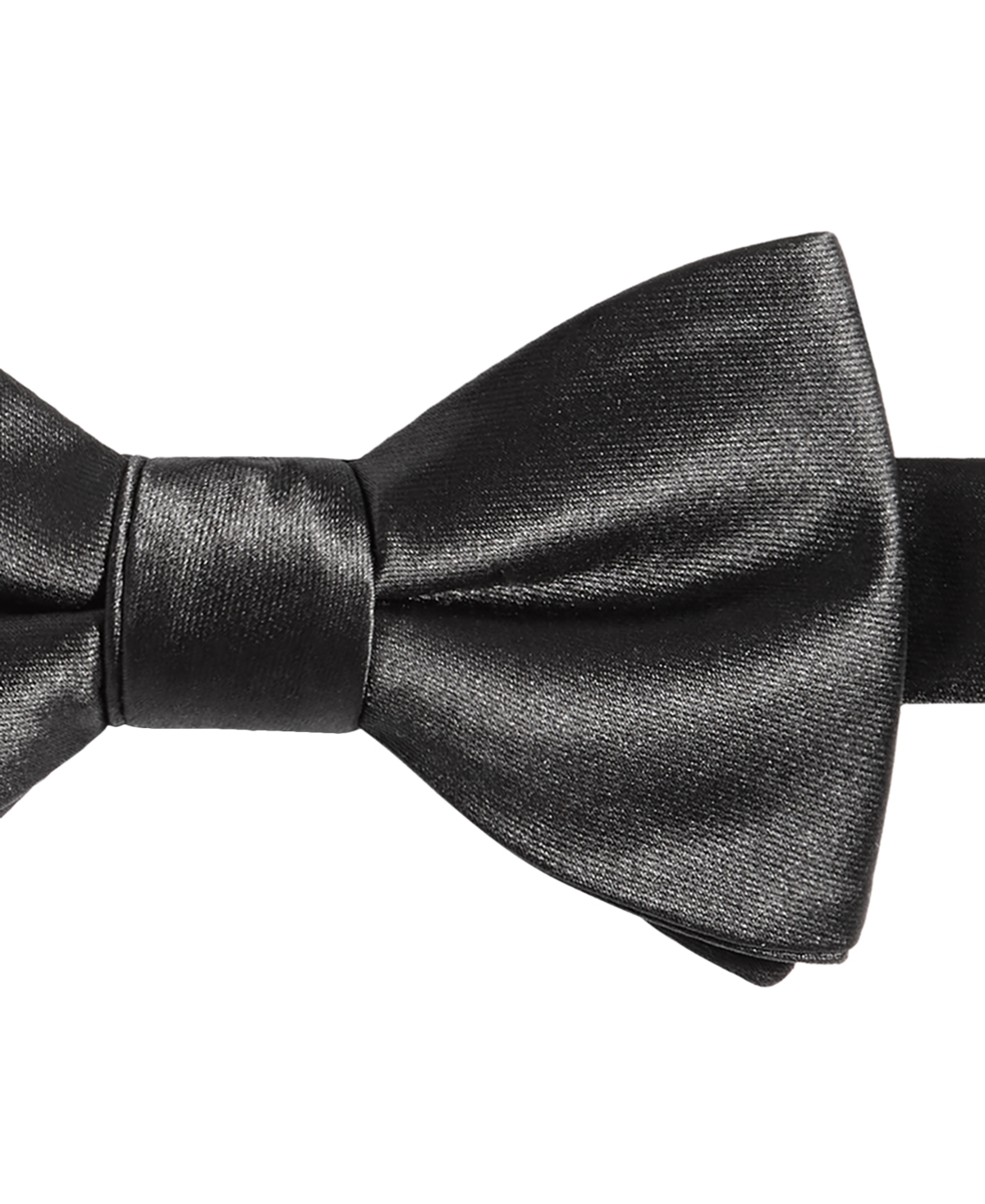 Tayion Collection Men's& Gold Solid Bow Tie - Black