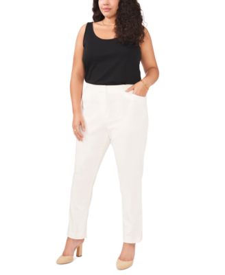 Plus Size Slim-Leg Pants