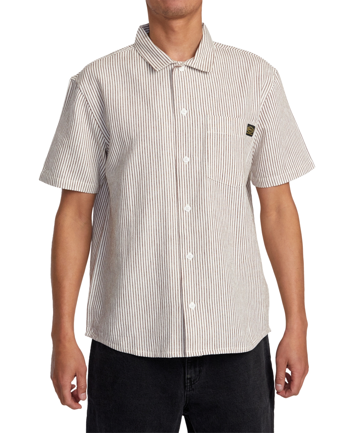 Men's Dayshift Stripe Ii Short Sleeve Shirt - Chambray