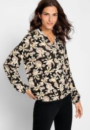Buy VESHVITI Women's Co ord Set Black Rayon Printed Elegant V-Neck 3/4  Sleeves Top and Pant Set with Pocket Western Dress Size:-(XXL) at
