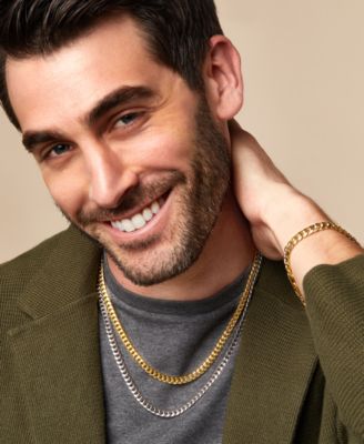 Lightweight Men's Miami Cuban Link 8-1/2" Bracelet (7mm) in 10k Gold