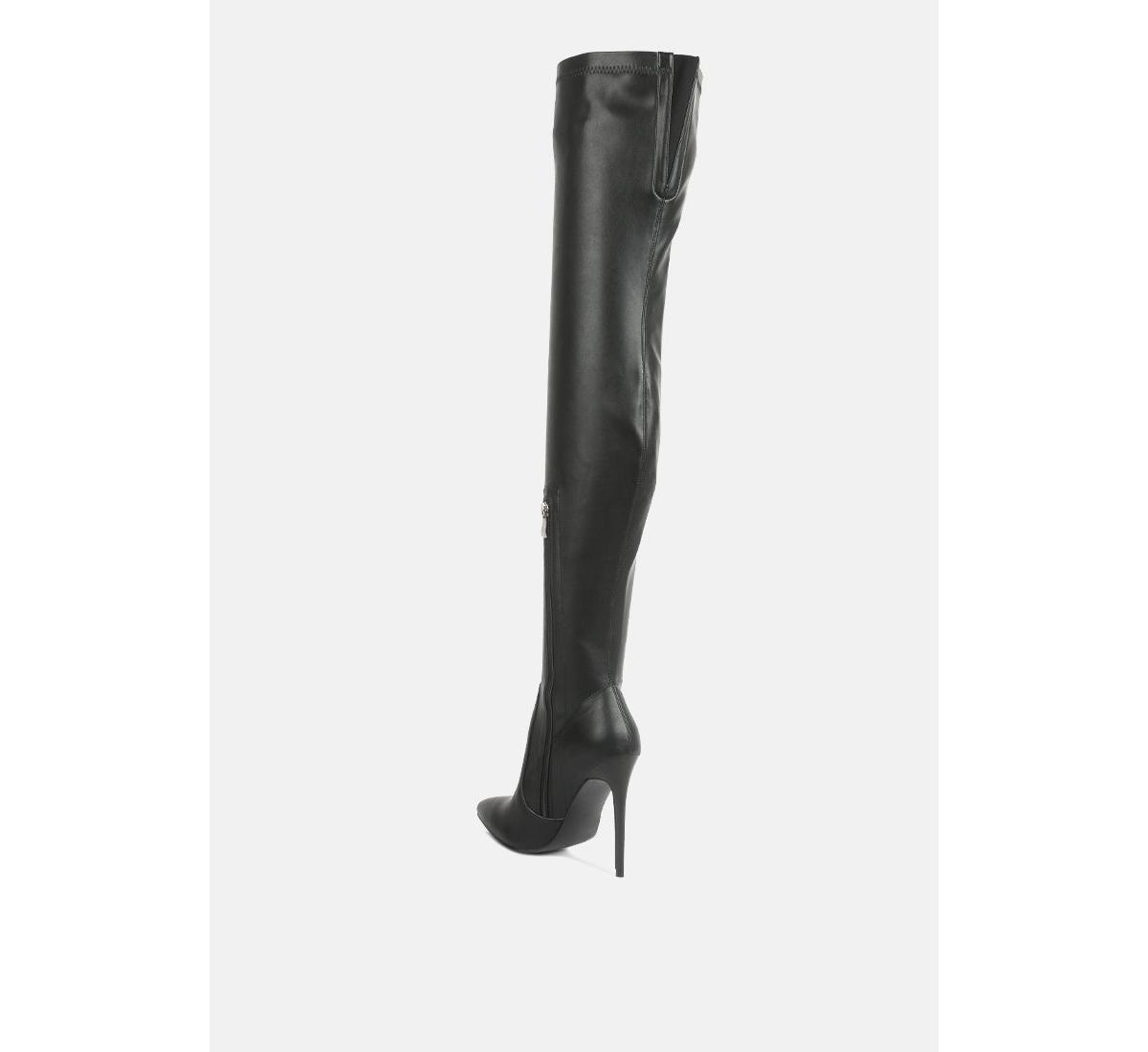 London Rag Gush Over Knee Heeled Boots