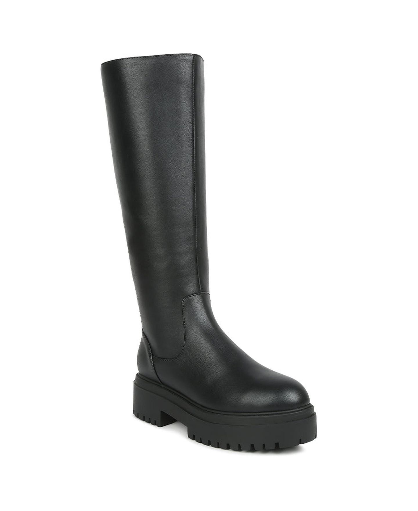 Женские ботинки London Rag Axle Knee Boot, цвет: Чёрная искусственная кожа — фото 2