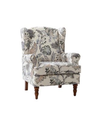 Escanor Traditional Armchair with Pattern Design for Living Room