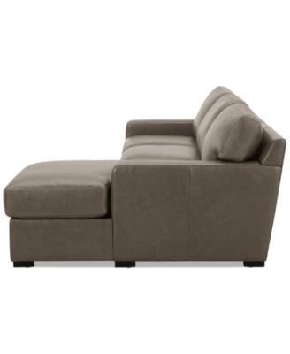 Radley 3-Pc. Leather Modular Chaise Sectional