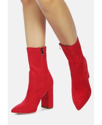 zahara suede boots