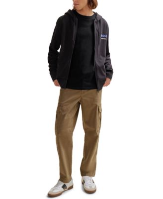 Men's Cotton Slub Logo Detail T-Shirt