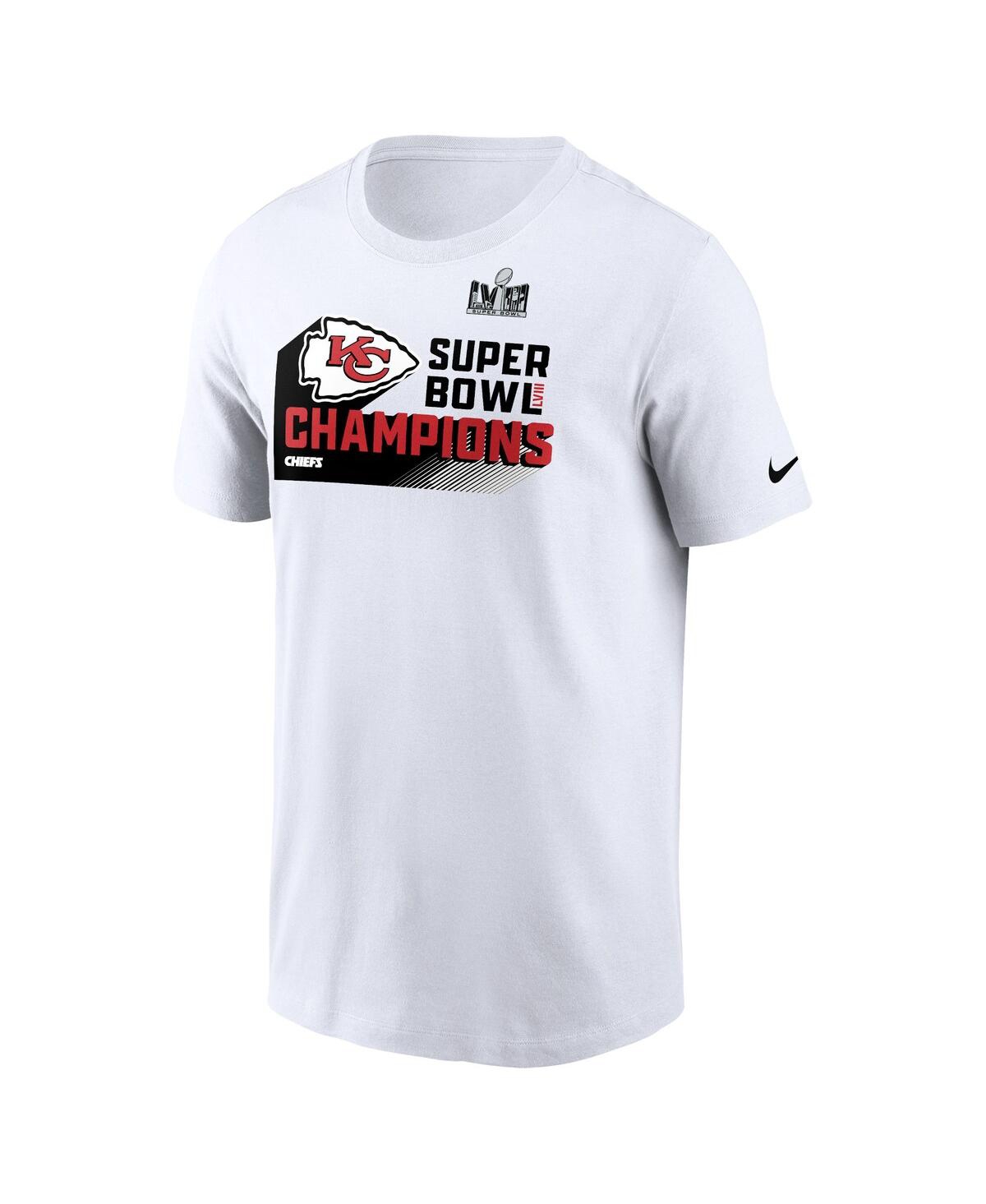 Men's NikeKansas City Chiefs Super Bowl Lviii Champions Iconic T-shirt - White