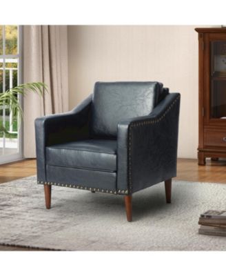 Karena Transitional Armchair with Nailhead Trims