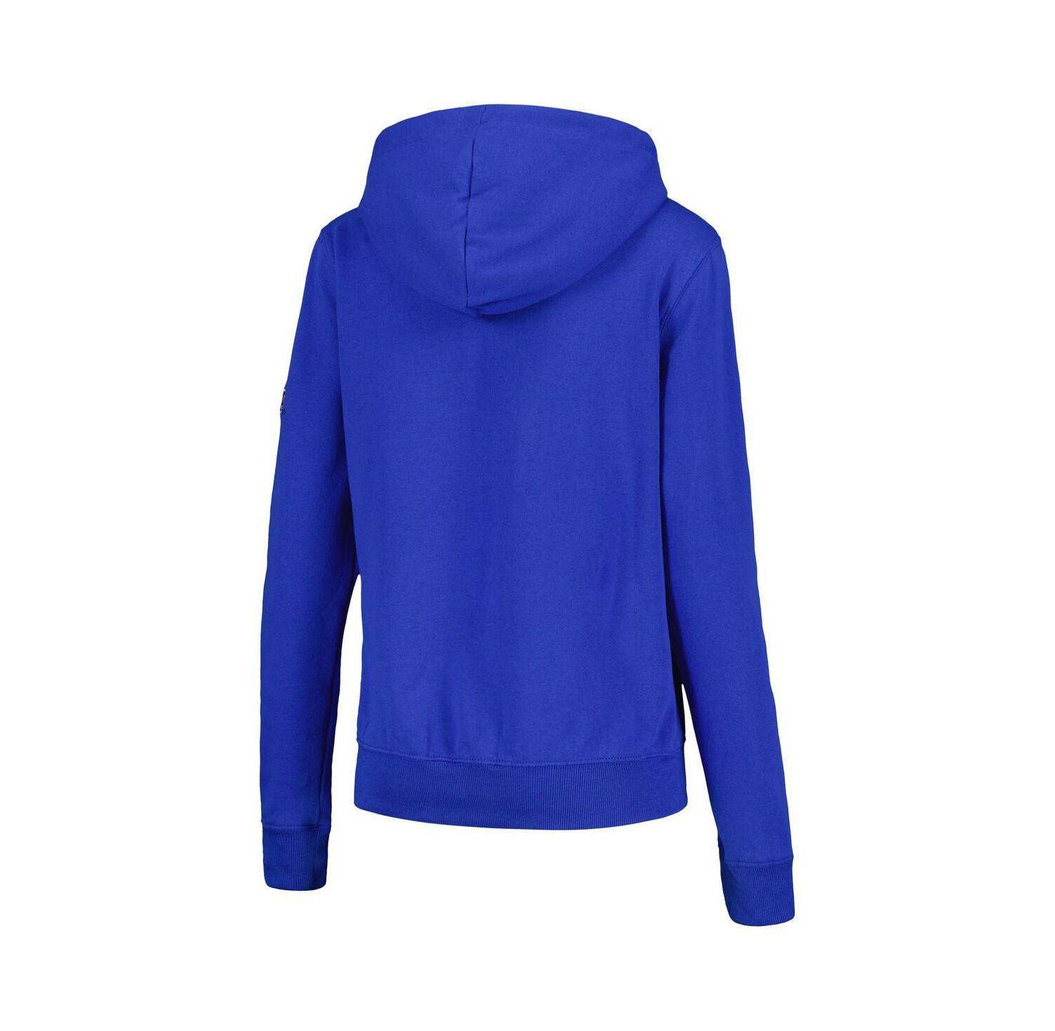 Women's Stadium Athletic Royal Kansas Jayhawks Big Logo Pullover Hoodie