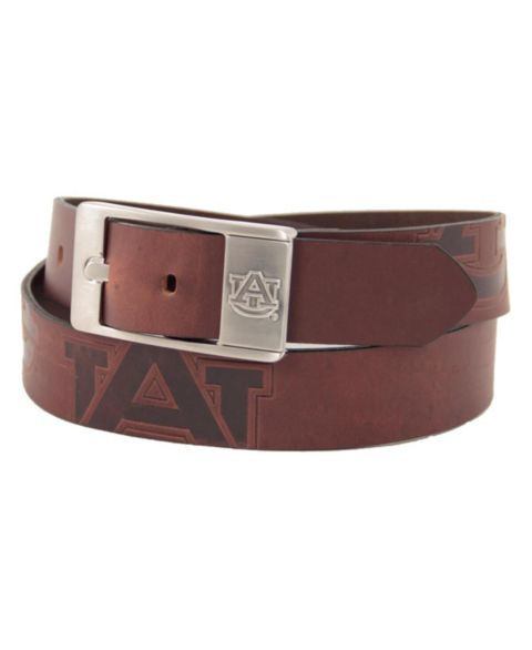 Мужской ремень Eagles Wings Auburn Tigers Brandish Leather Belt - Brown