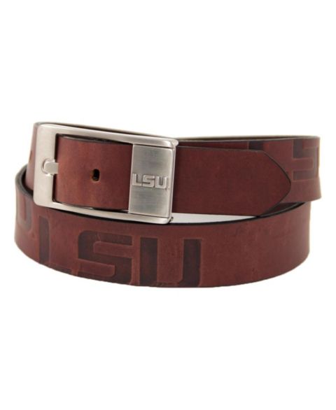 Мужской ремень Eagles Wings LSU Tigers Brandish Leather Belt - Brown