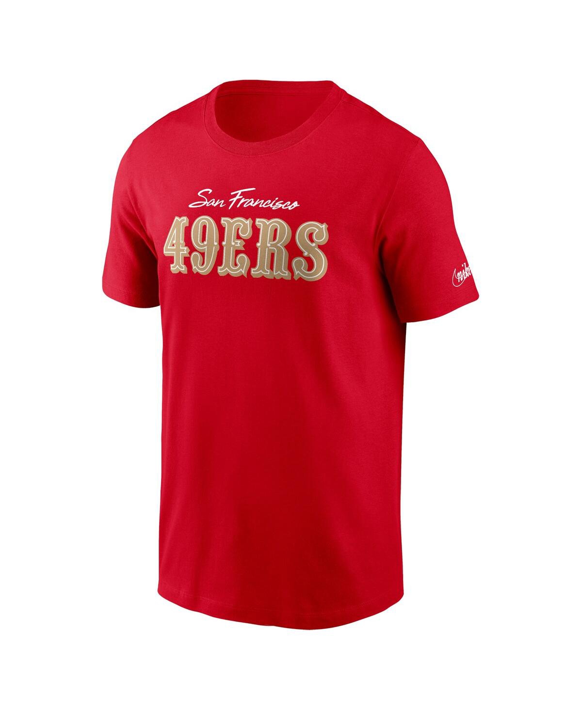 Men's NikeSan Francisco 49ers Essential Cotton T-shirt - Scarlet