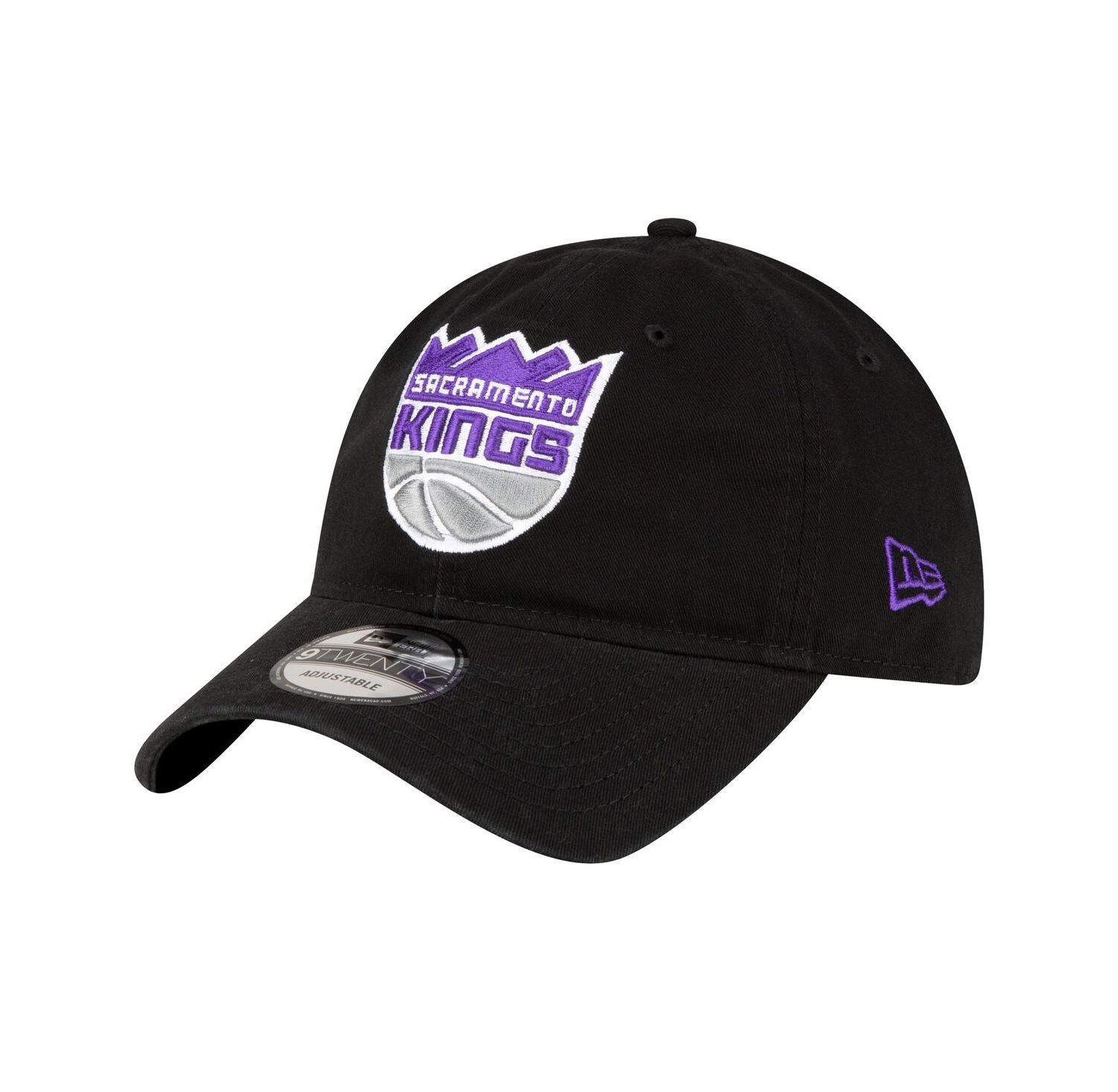 Men's Black Sacramento Kings Team 2.0 9TWENTY Adjustable Hat