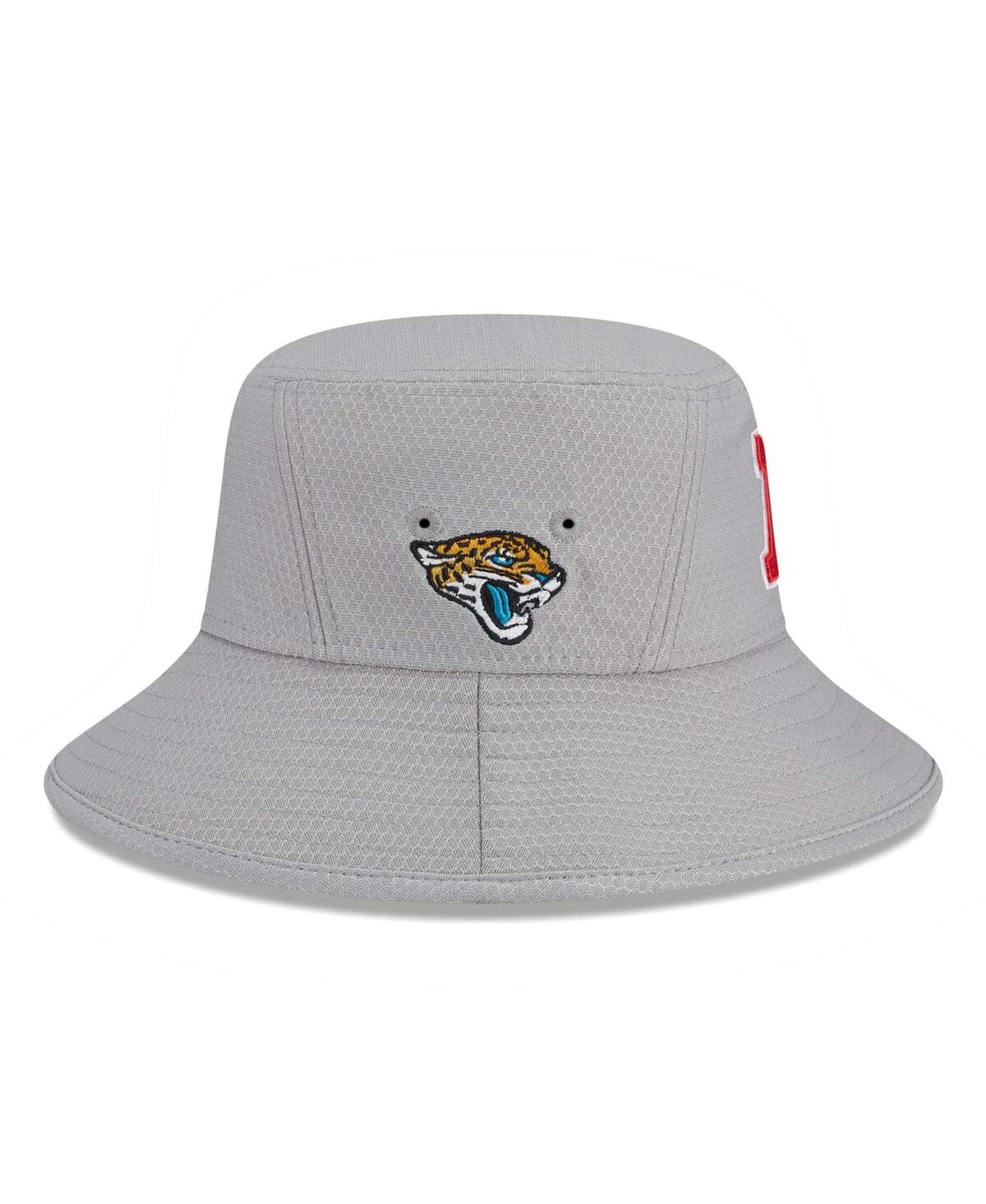 Shop New Era Men's  Gray Jacksonville Jaguars 2024 Pro Bowl Bucket Hat