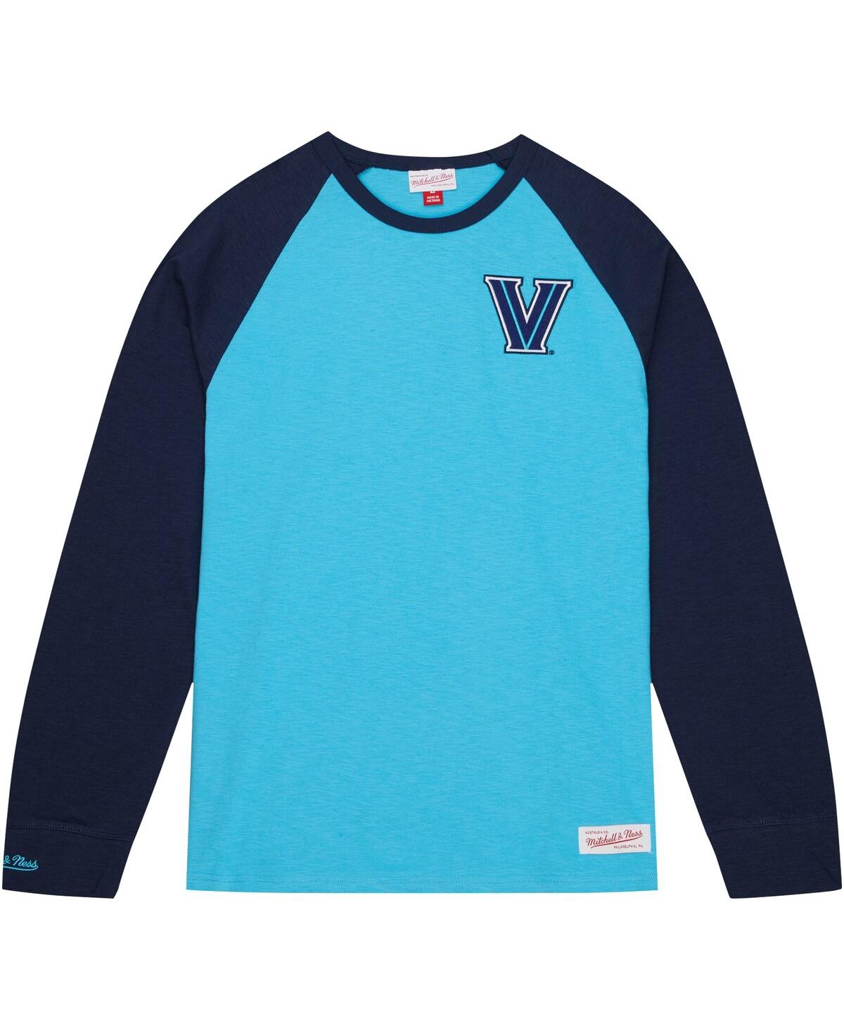 Men's Mitchell & NessVillanova Wildcats Legendary Slub Raglan Long Sleeve T-shirt - Light Blue