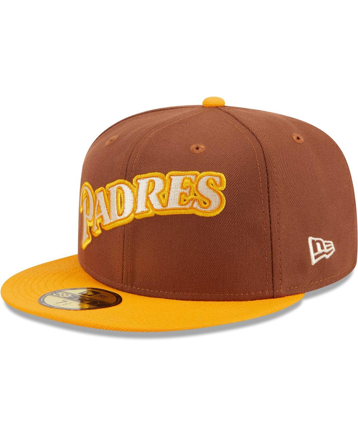 Men's New EraSan Diego Padres Tiramisu 59FIFTY Fitted Hat - Brown