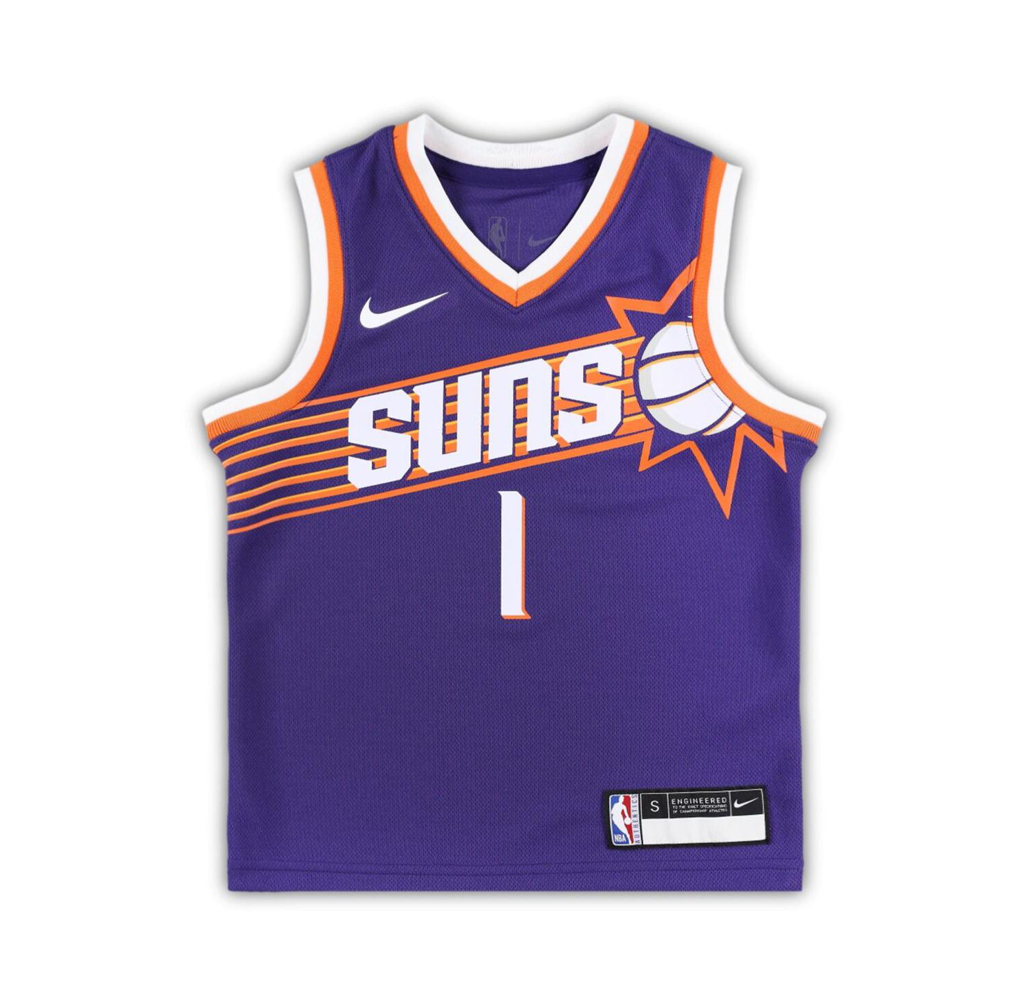 Little Boys and Girls Devin Booker Purple Phoenix Suns Swingman Player Jersey - Icon Edition