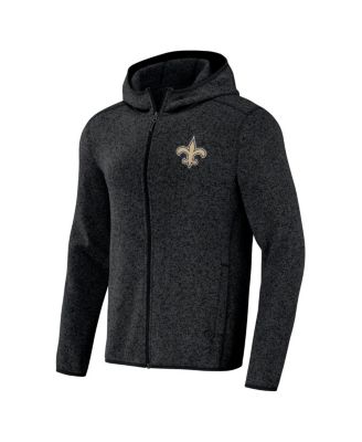 Men's NFL x Darius Rucker Collection by Black New Orleans Saints Fleece Pullover Hoodie