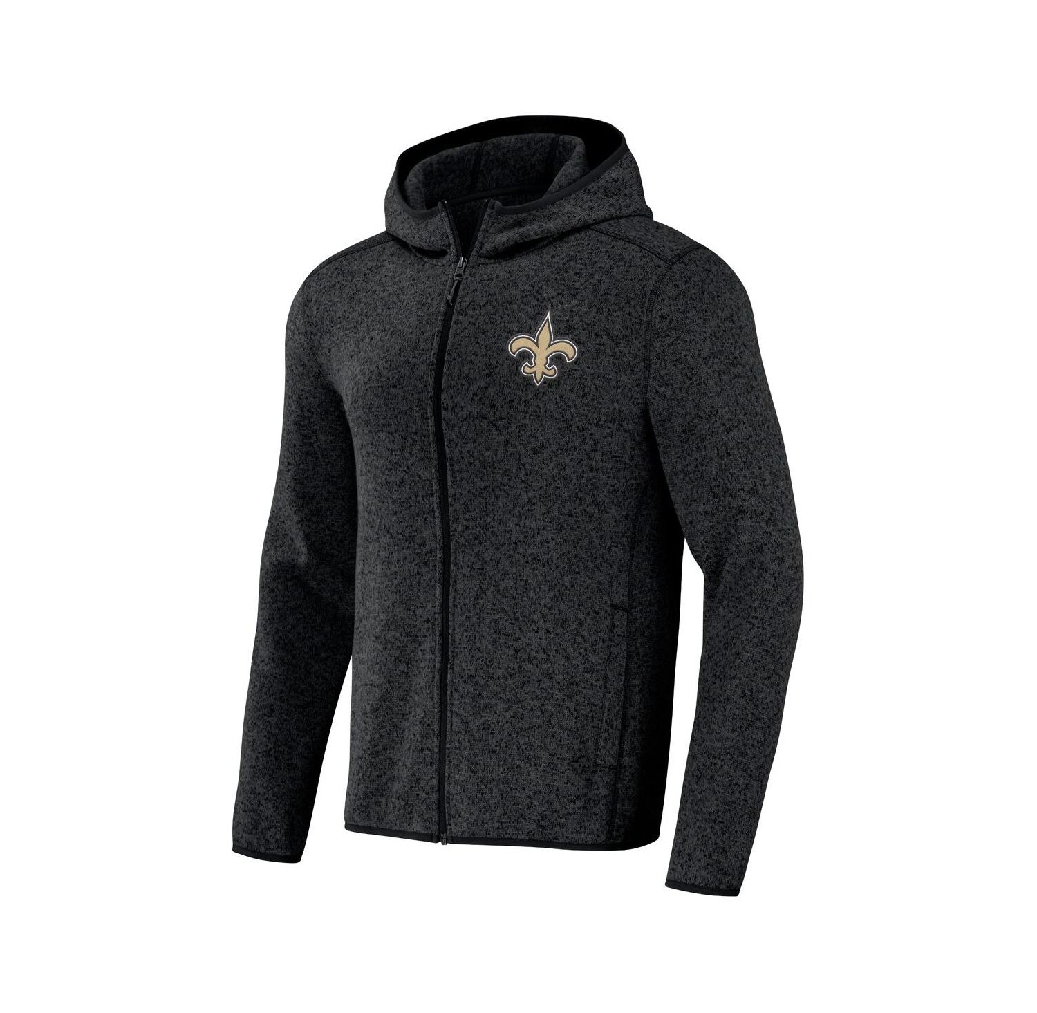 Men's NFL x Darius Rucker Collection by Black New Orleans Saints Fleece Pullover Hoodie