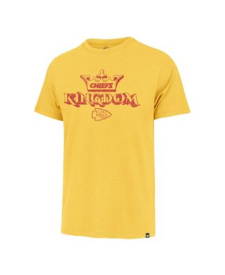 Men's Gold Distressed Kansas City Chiefs Chiefs Kingdom Regional Franklin T-shirt