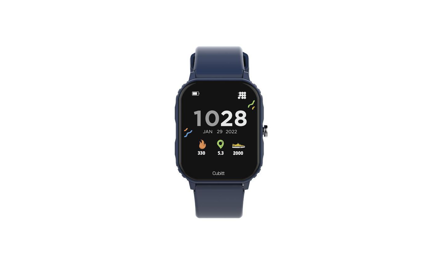 Детские часы Cubitt Teens Smart watch / Fitness Tracker Rubber Strap, цвет: Синий — фото 1