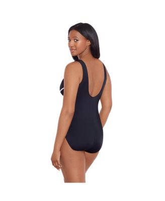 Women's Block It Up 8 Overlay Fank Tank One Piece