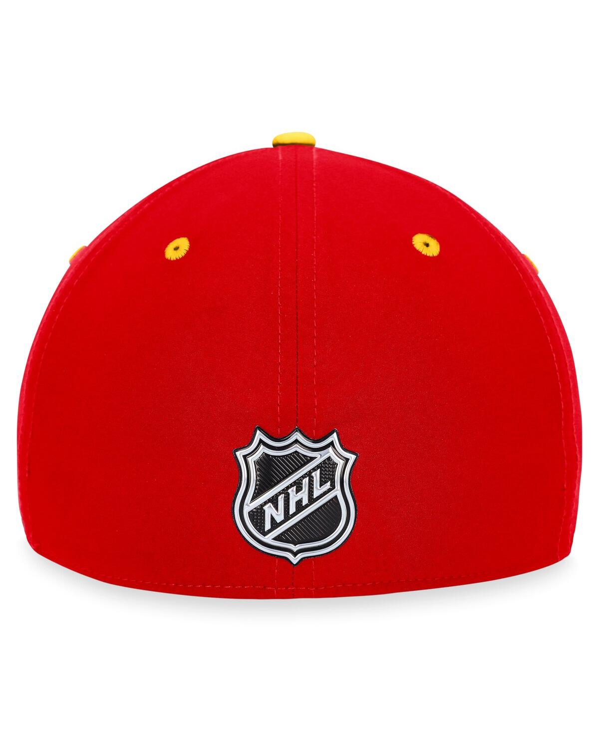 Shop Fanatics Men's  Red Calgary Flames 2023 Nhl Draft Flex Hat
