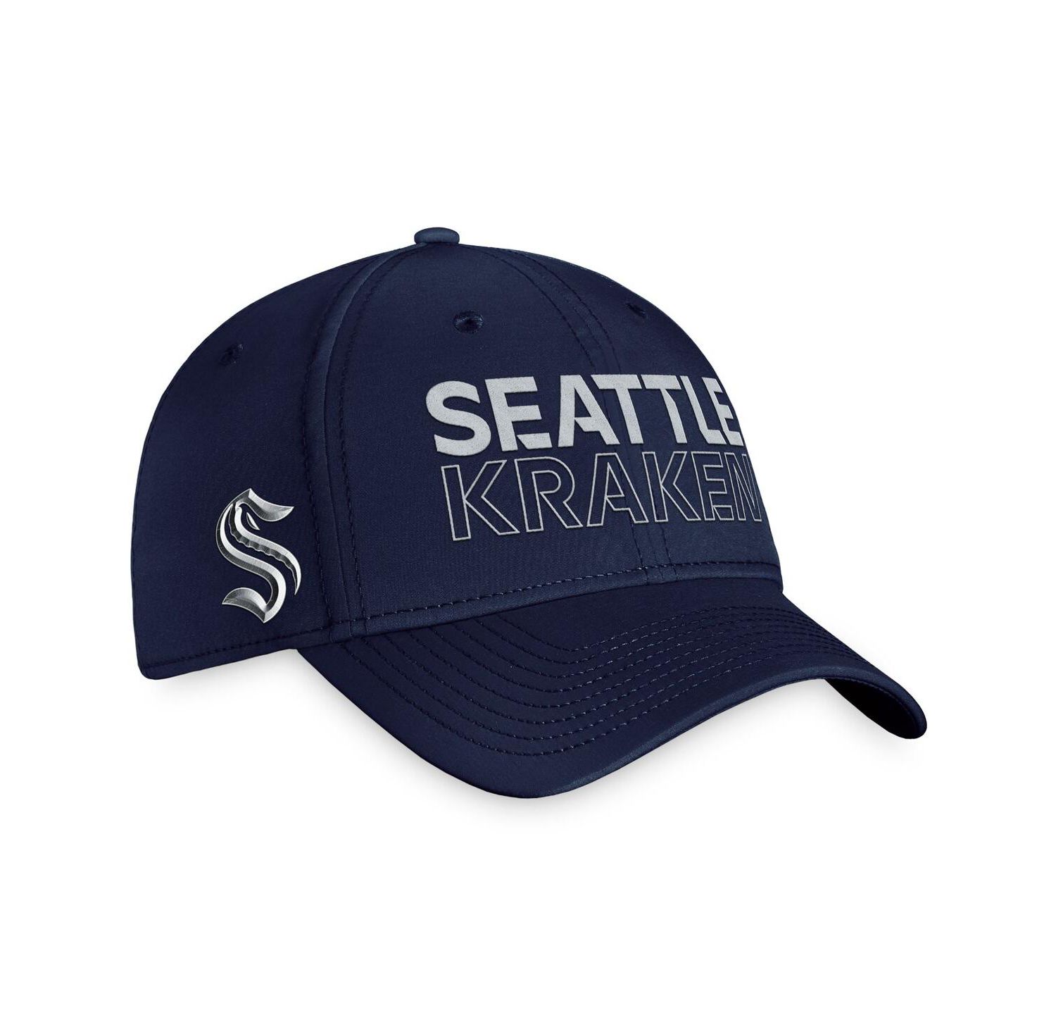 Men's Deep Sea Blue Seattle Kraken Authentic Pro Road Flex Hat