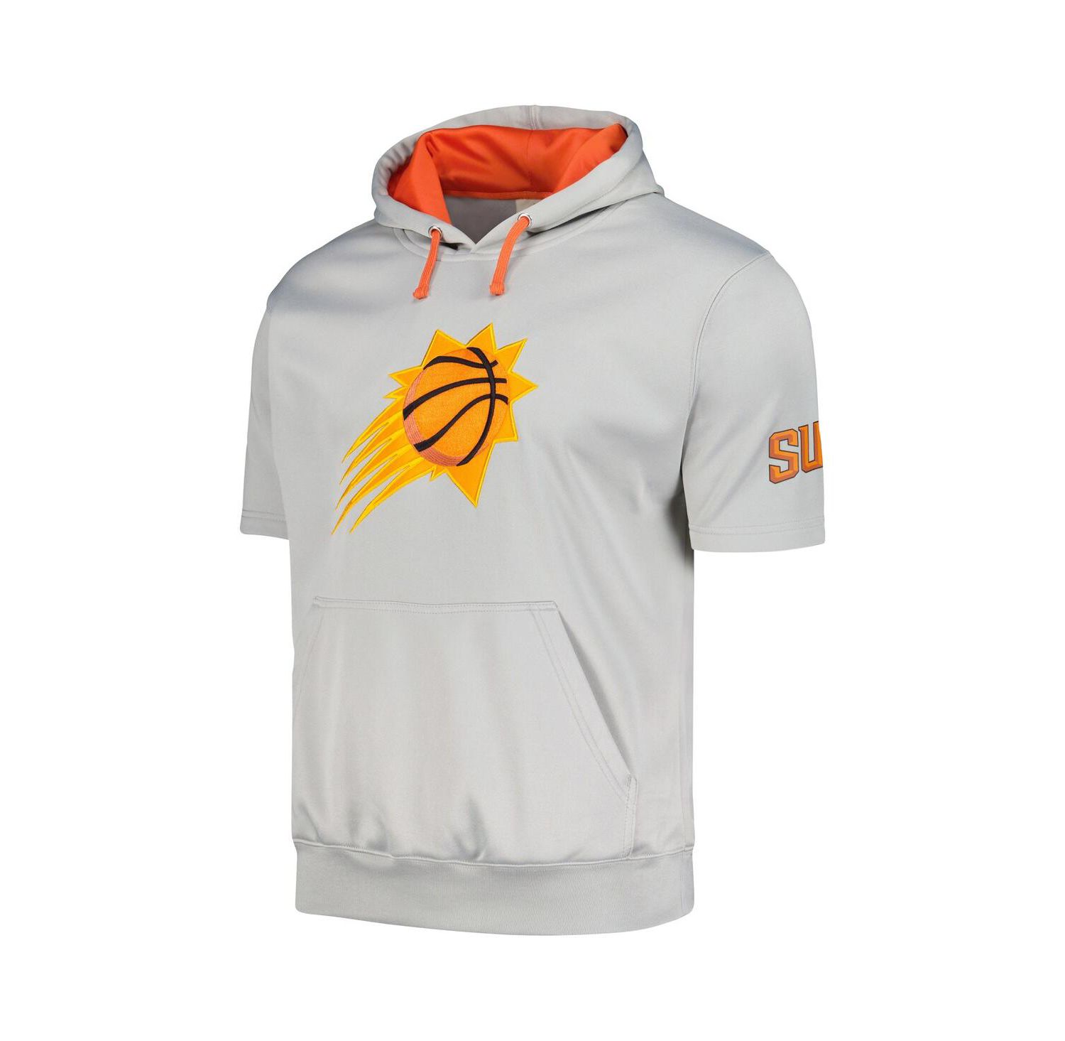 Men's Silver Phoenix Suns Big and Tall Logo Pullover Hoodie