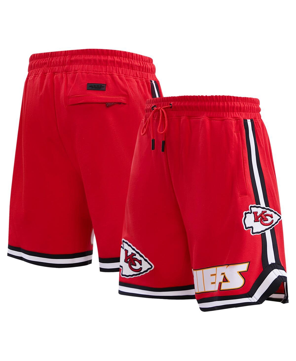 Shop Pro Standard Men's  Red Kansas City Chiefs Classic Chenille Shorts