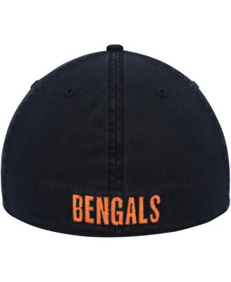 Men's Black Distressed Cincinnati Bengals Gridiron Classics Franchise Legacy Fitted Hat