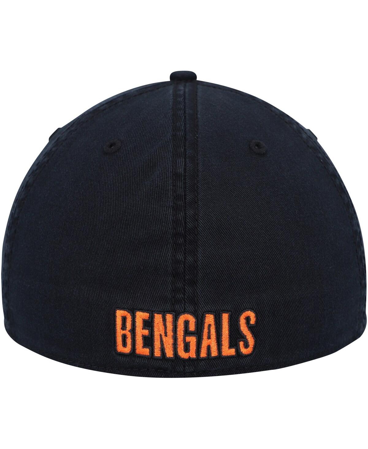 Men's '47 BrandDistressed Cincinnati Bengals Gridiron Classics Franchise Legacy Fitted Hat - Black