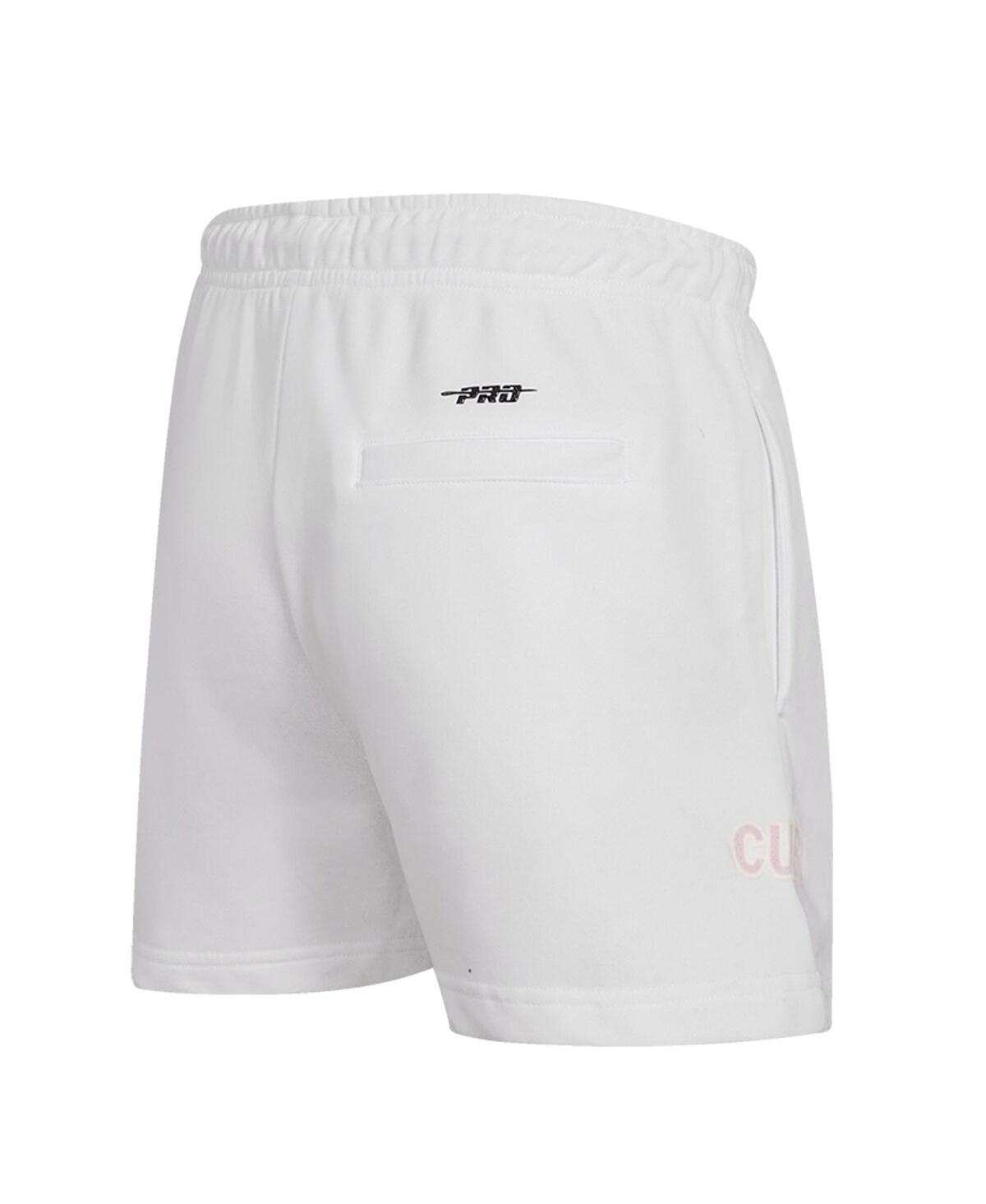 Shop Pro Standard Women's  White Chicago Cubs Washed Neon Shorts