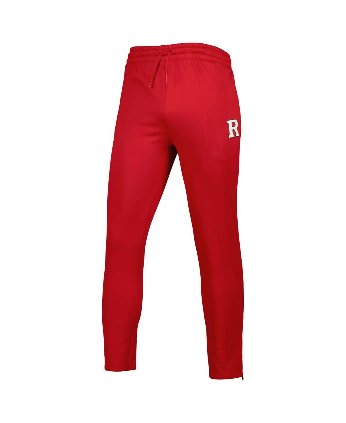 Shop Adidas Originals Men's Adidas Scarlet Rutgers Scarlet Knights Aeroready Tapered Pants