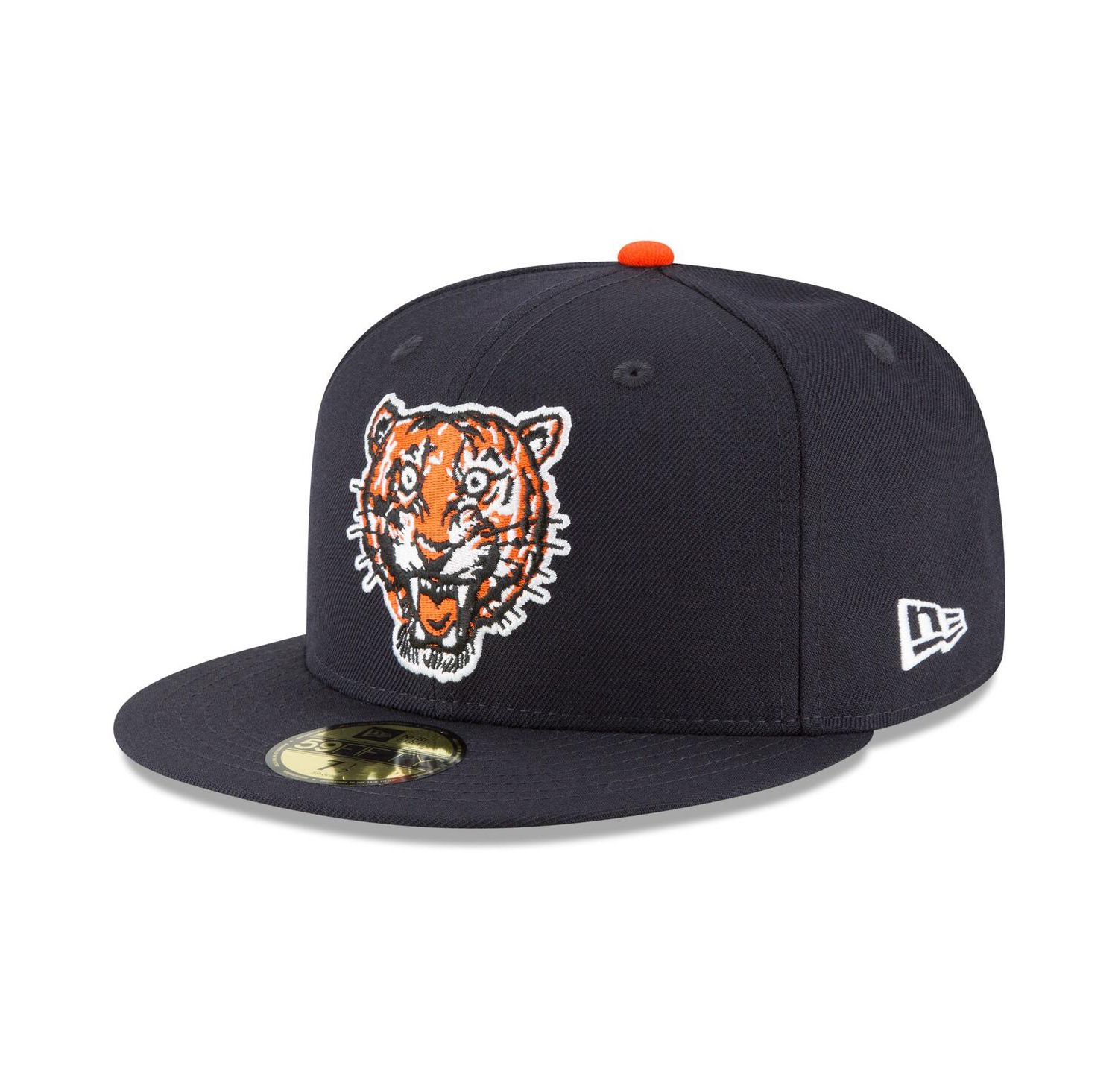 Men's Navy Detroit Tigers Cooperstown Collection Wool 59FIFTY Fitted Hat