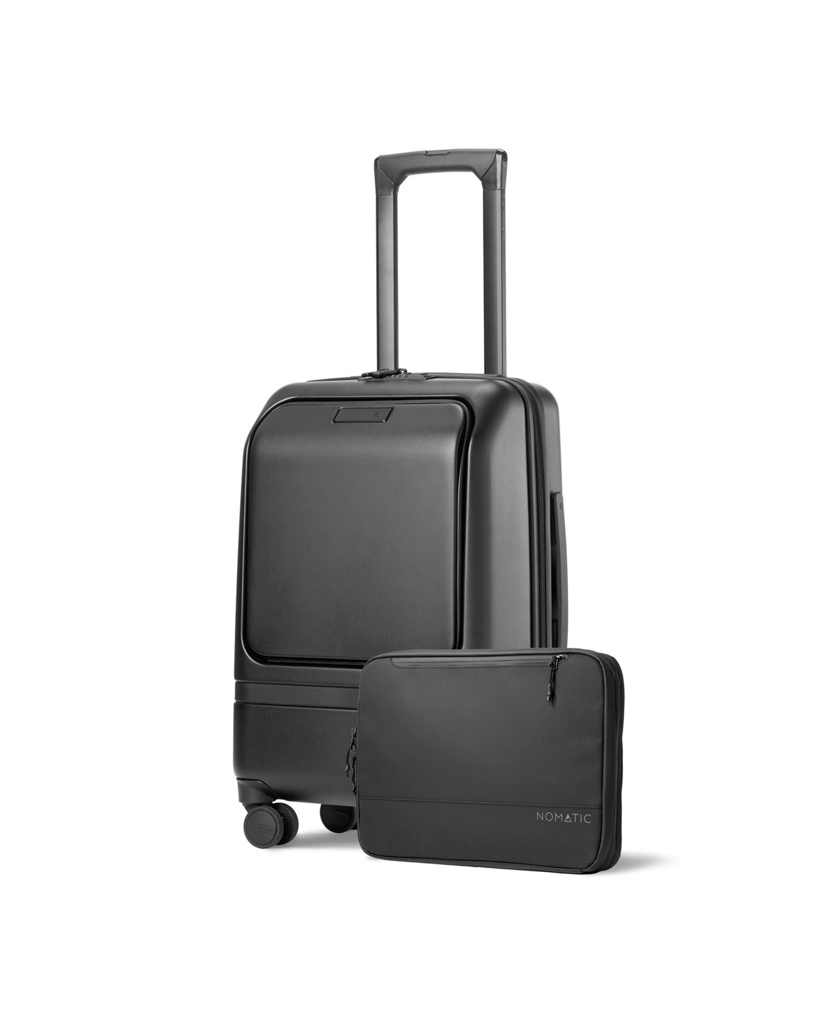 Carry-On Pro - Hardside Spinner Wheel Luggage - Executive luggage with Laptop Compartment - Black