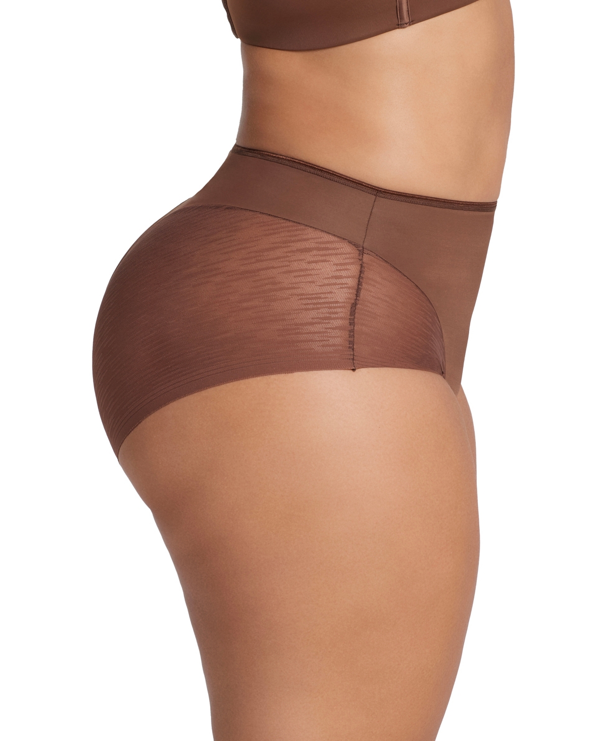 High Waisted Sheer Lace Shaper Panty