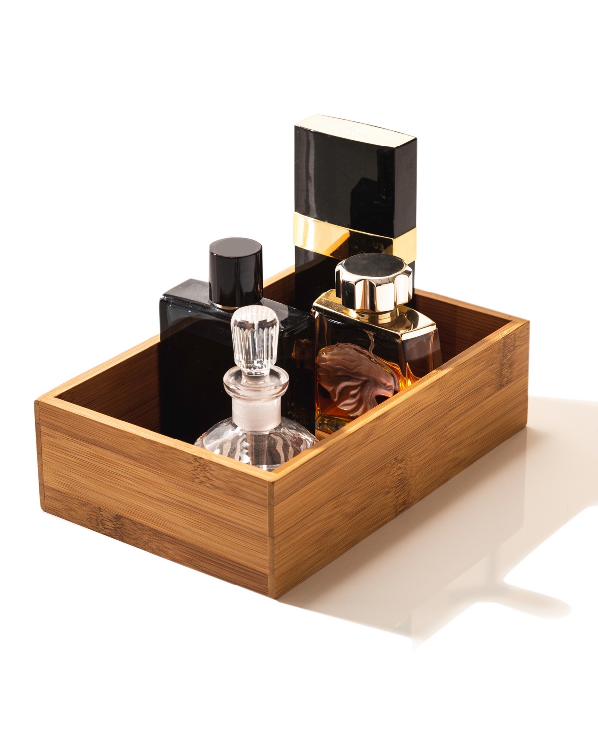 Seville Classics 10-piece Bamboo Storage Organizer Box Set In Bamboo