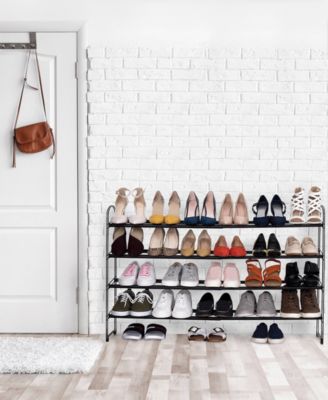 4-Tier Expandable Shoe Rack