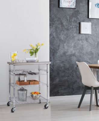 Stainless Steel Worktable Cart