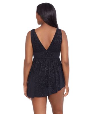 Women's Boss Lady Goddess Flyaway Long Torso Swim Dress