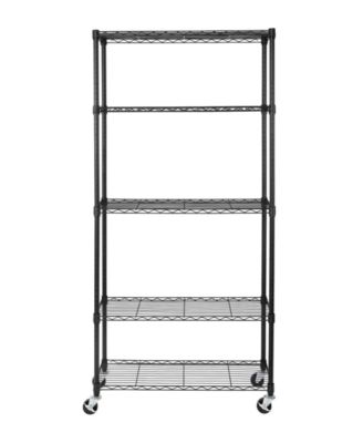 UltraDurable 5-Tier NSF Steel Wire Shelving System