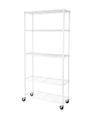 UltraDurable 5-Tier NSF Steel Wire Shelving System