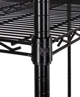 UltraDurable 4-Tier NSF Steel Wire Shelving, 60" W x 24" D x 76" H