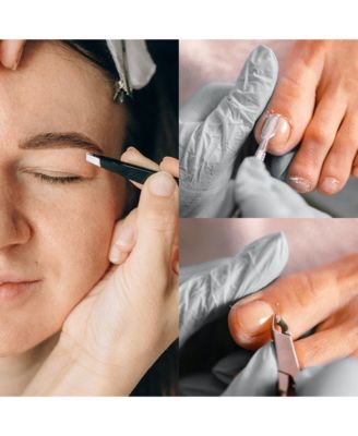 Precision Perfection Bundle: Slant Tip Tweezer + Salon-Grade Nail Care Kit