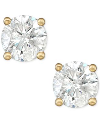 Diamond Screw Back Stud Earrings (1 ct. t.w.) in 14k Gold