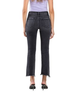 Women's High Rise Cropped Flare Jeans