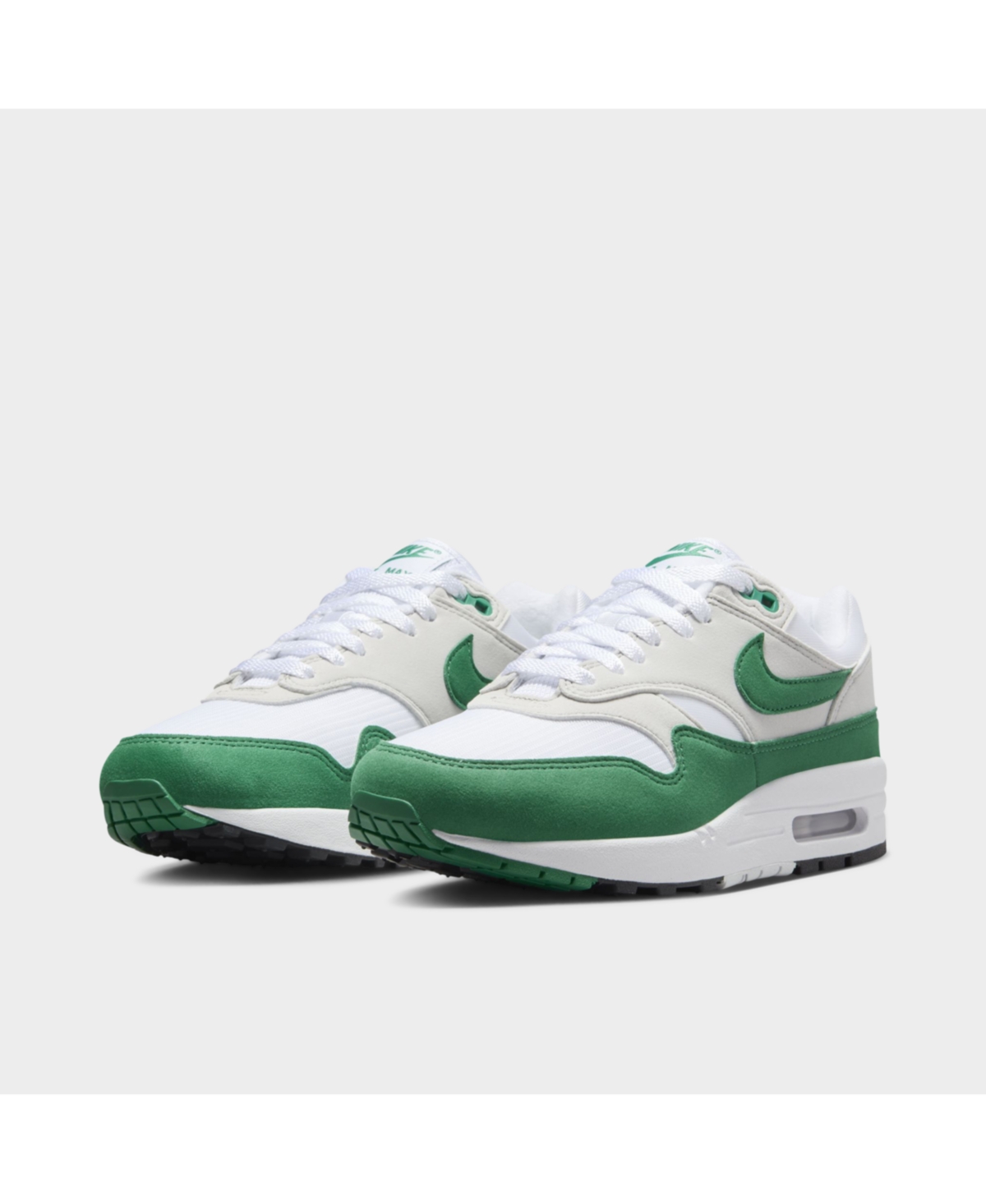 Women's Air Max 1 '87 Casual Sneakers from Finish Line - Neutral Gray, Malachite, White